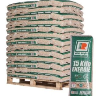 Pallette De Pellet Van Roje – 65 Sacs De 15 Kg