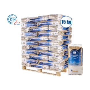 Pellet Butagaz DIN+ 100% résineux – palette de 66 sacs de 15KG
